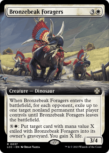 Bronzebeak Foragers (37) — The Lost Caverns of Ixalan Commander