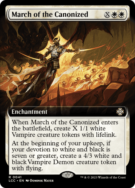 March of the Canonized (41) — The Lost Caverns of Ixalan Commander