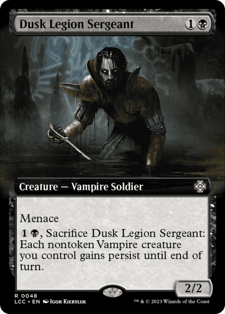 Dusk Legion Sergeant (48) — The Lost Caverns of Ixalan Commander