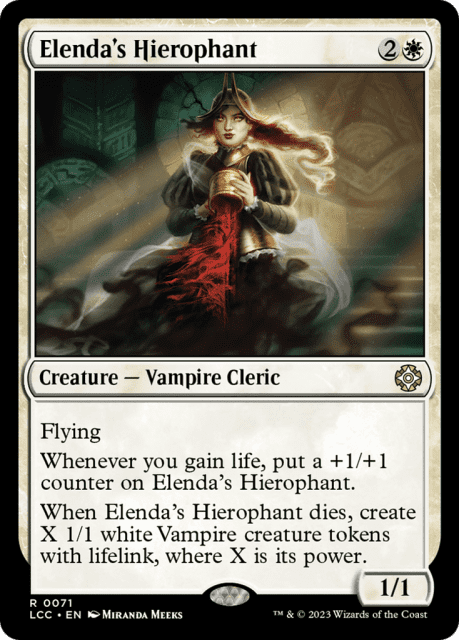 Elenda's Hierophant (71) — The Lost Caverns of Ixalan Commander