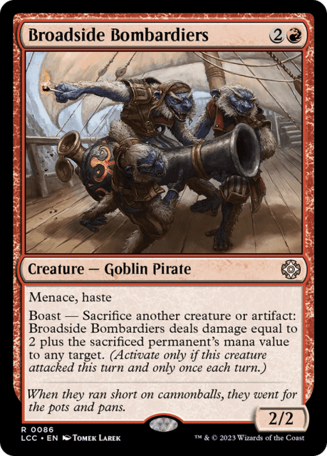 Broadside Bombardiers (86) — The Lost Caverns of Ixalan Commander