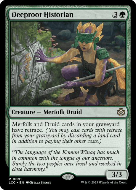 Deeproot Historian (91) — The Lost Caverns of Ixalan Commander