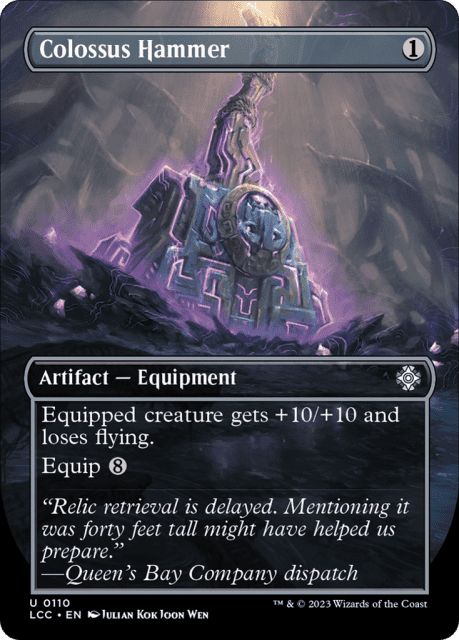 Colossus Hammer (110) — The Lost Caverns of Ixalan Commander