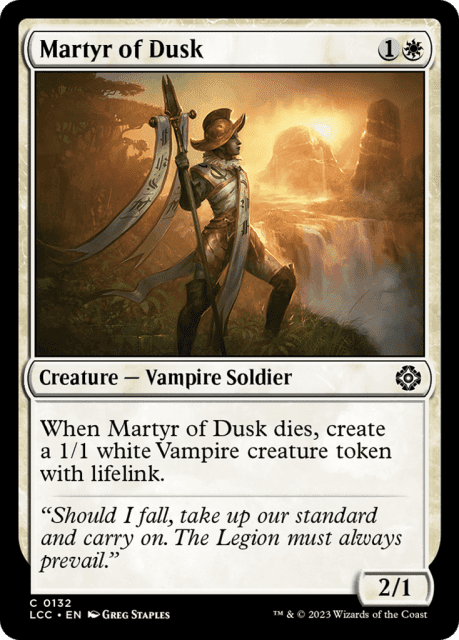 Martyr of Dusk (132) — The Lost Caverns of Ixalan Commander
