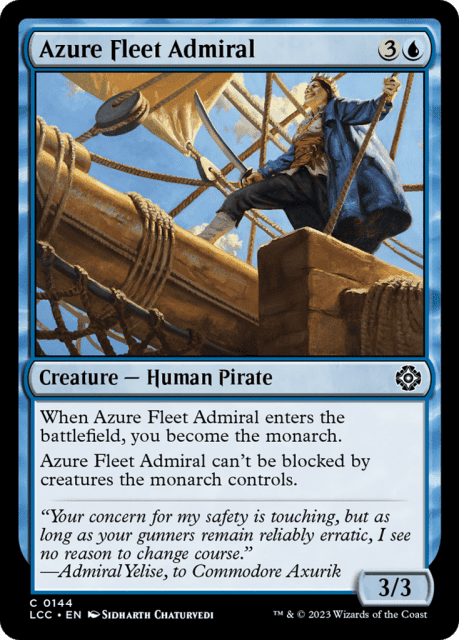 Azure Fleet Admiral (144) — The Lost Caverns of Ixalan Commander