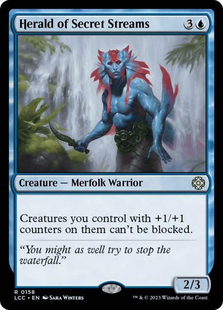 Herald of Secret Streams (158) — The Lost Caverns of Ixalan Commander