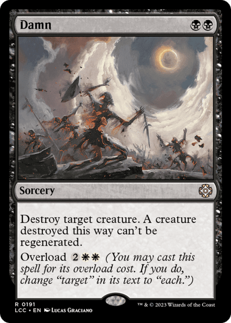 Damn (191) — The Lost Caverns of Ixalan Commander