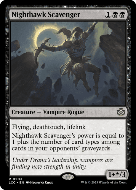 Nighthawk Scavenger (203) — The Lost Caverns of Ixalan Commander