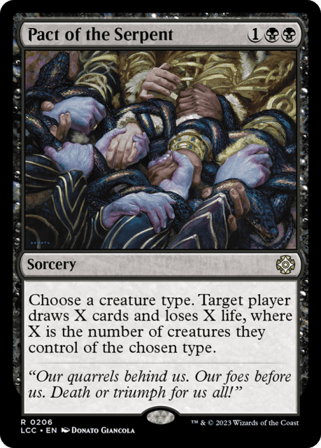 Pact of the Serpent (206) — The Lost Caverns of Ixalan Commander