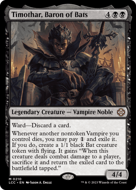 Timothar, Baron of Bats (210) — The Lost Caverns of Ixalan Commander