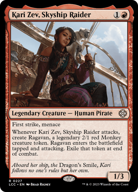 Kari Zev, Skyship Raider (227) — The Lost Caverns of Ixalan Commander