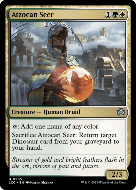 Atzocan Seer (265) — The Lost Caverns of Ixalan Commander