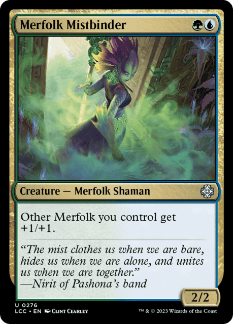 Merfolk Mistbinder (276) — The Lost Caverns of Ixalan Commander
