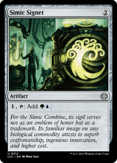 Simic Signet (312) — The Lost Caverns of Ixalan Commander