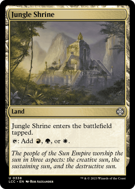 Jungle Shrine (338) — The Lost Caverns of Ixalan Commander