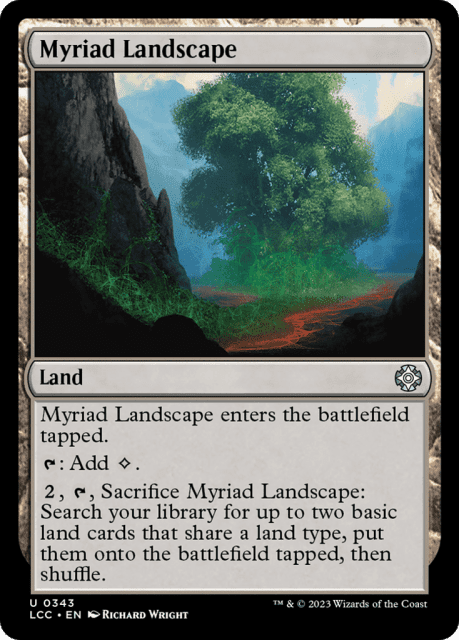 Myriad Landscape (343) — The Lost Caverns of Ixalan Commander