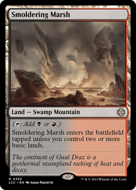 Smoldering Marsh (353) — The Lost Caverns of Ixalan Commander