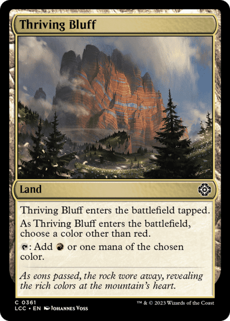 Thriving Bluff (361) — The Lost Caverns of Ixalan Commander