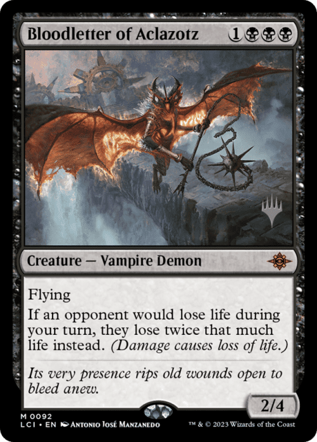 Bloodletter of Aclazotz (92) — The Lost Caverns of Ixalan Promos