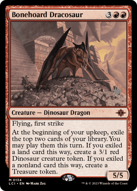Bonehoard Dracosaur (134) — The Lost Caverns of Ixalan Promos