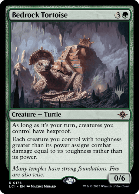 Bedrock Tortoise (176) — The Lost Caverns of Ixalan Promos