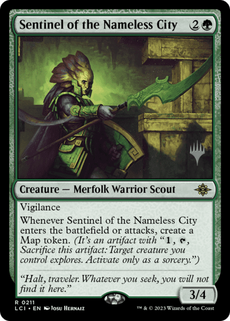 Sentinel of the Nameless City (211) — The Lost Caverns of Ixalan Promos