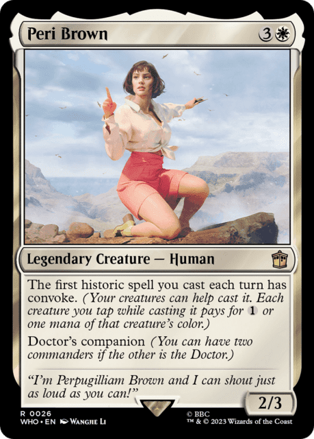 Peri Brown (26) — Doctor Who