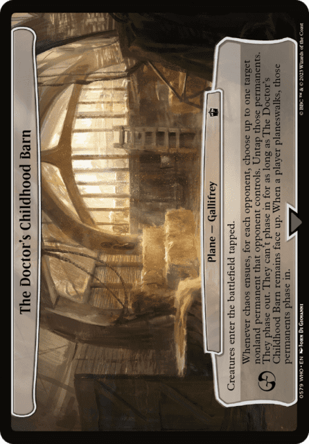 The Doctor's Childhood Barn (579) — Doctor Who