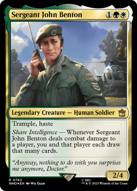 Sergeant John Benton (762) — Doctor Who