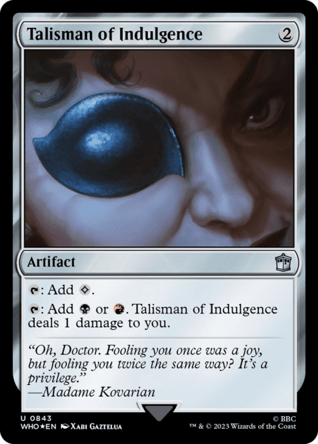 Talisman of Indulgence (843) — Doctor Who