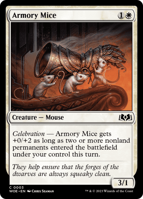 Armory Mice (3) — Wilds of Eldraine