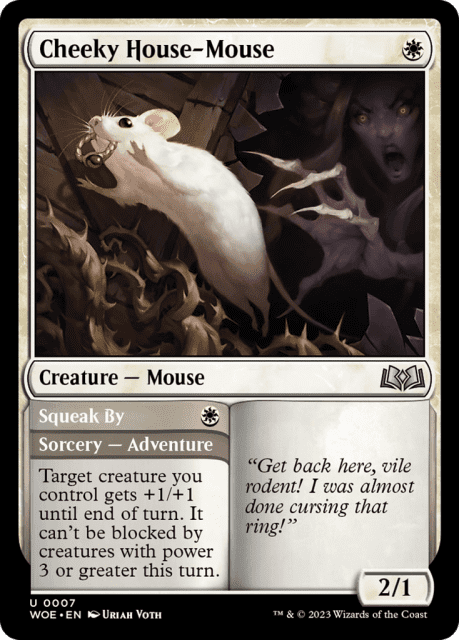 Cheeky House-Mouse // Squeak By (7) — Wilds of Eldraine