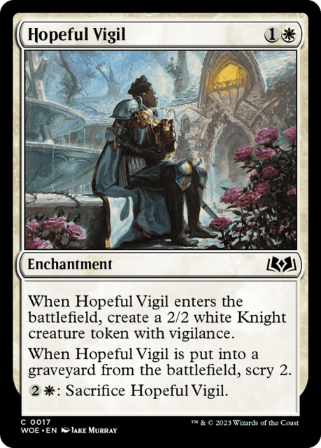 Hopeful Vigil (17) — Wilds of Eldraine