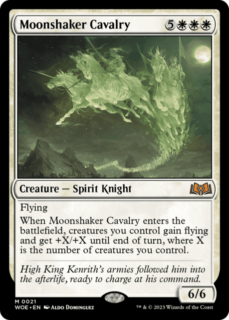 Moonshaker Cavalry (21) — Wilds of Eldraine