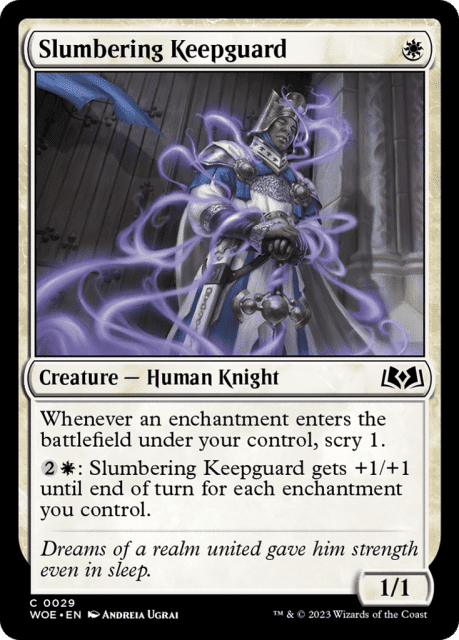Slumbering Keepguard (29) — Wilds of Eldraine