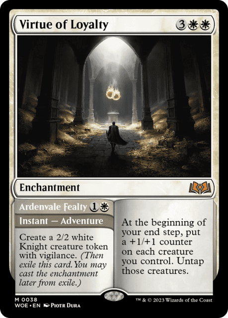 Virtue of Loyalty // Ardenvale Fealty (38) — Wilds of Eldraine