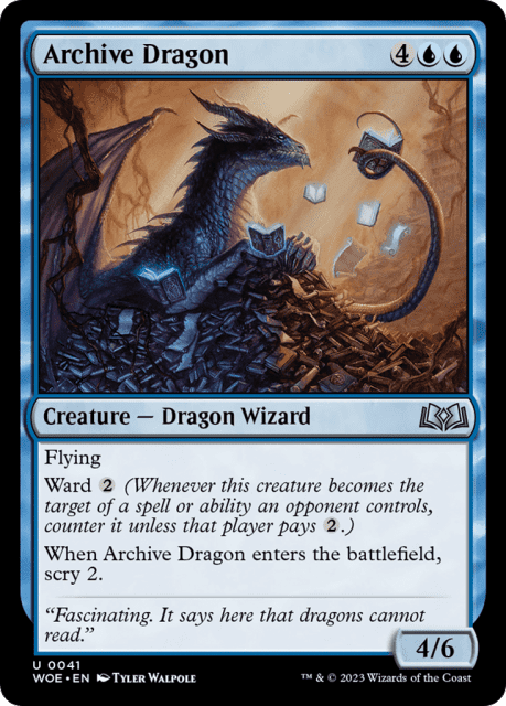 Archive Dragon (41) — Wilds of Eldraine