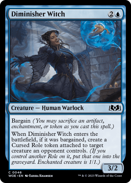 Diminisher Witch (46) — Wilds of Eldraine