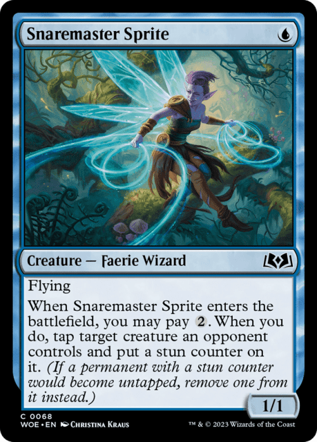 Snaremaster Sprite (68) — Wilds of Eldraine