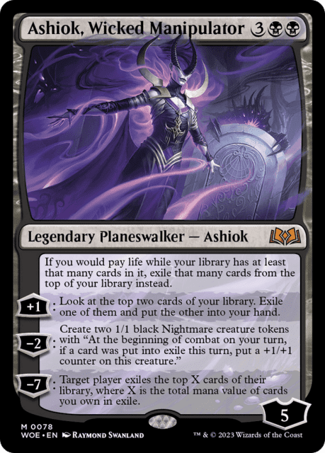 Ashiok, Wicked Manipulator (78) — Wilds of Eldraine