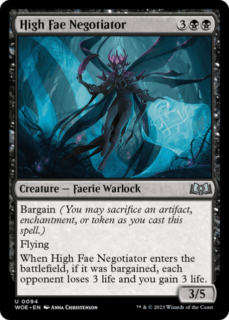 High Fae Negotiator (94) — Wilds of Eldraine