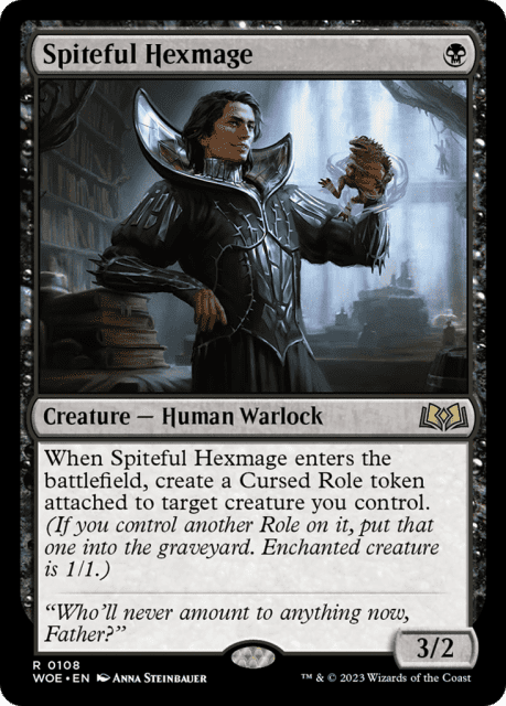 Spiteful Hexmage (108) — Wilds of Eldraine