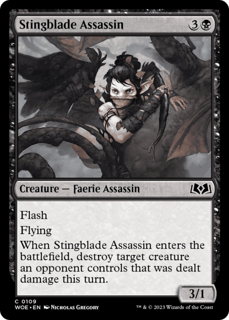 Stingblade Assassin (109) — Wilds of Eldraine