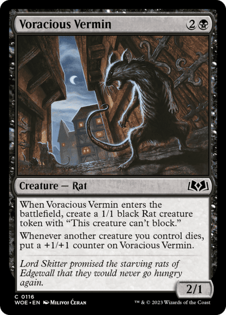 Voracious Vermin (116) — Wilds of Eldraine