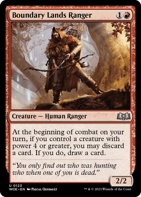 Boundary Lands Ranger (123) — Wilds of Eldraine