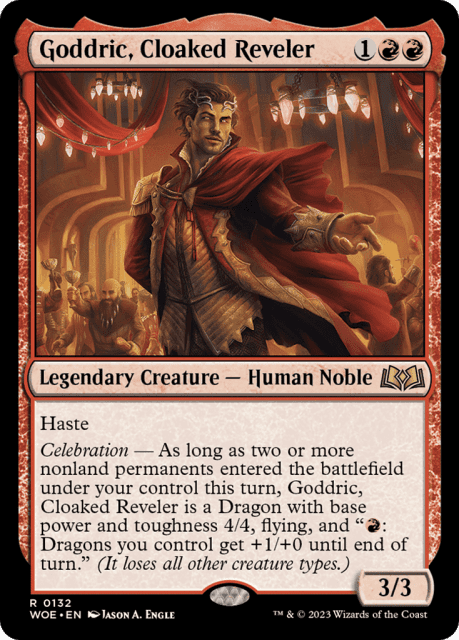 Goddric, Cloaked Reveler (132) — Wilds of Eldraine