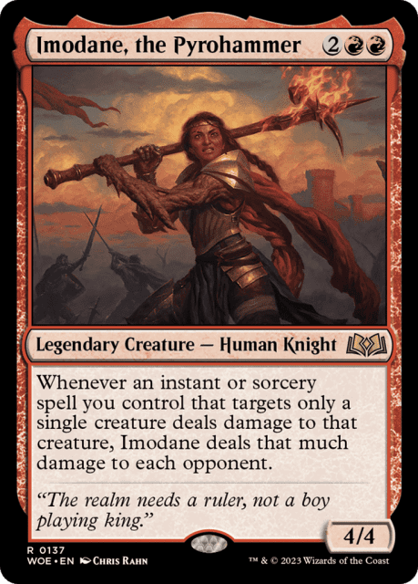Imodane, the Pyrohammer (137) — Wilds of Eldraine