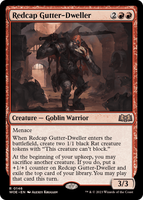 Redcap Gutter-Dweller (146) — Wilds of Eldraine