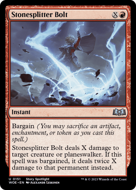 Stonesplitter Bolt (151) — Wilds of Eldraine