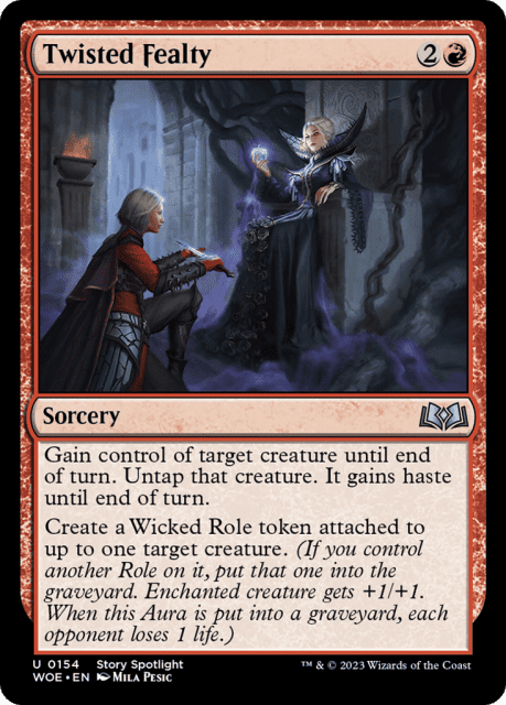 Twisted Fealty (154) — Wilds of Eldraine